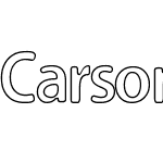 Carson Outline