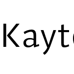 Kaytek Sans