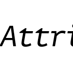 Attribute Text