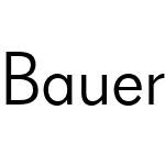 Bauer Grotesk Offc