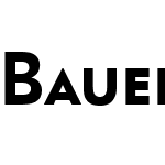 Bauer Grotesk SC Offc