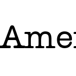 American Typewriter BT
