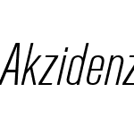 AkzidenzGroteskCE