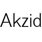 AkzidenzGroteskCE