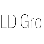 LD Grotesk Condensed