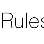 Rules