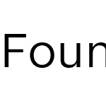 Foundation Sans 44