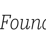 Foundation Serif Didot