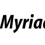 Myriad S Condensed