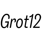 Grot12 Condensed