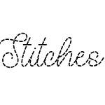 Stitches Font