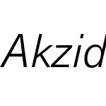 Akzidenz-Grotesk Pro