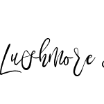 Lushmore Script