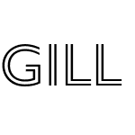 Gill Sans Nova Inline