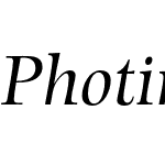 Photina MT Std