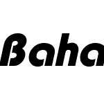 XBahamas Bold Italic
