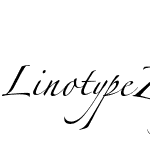 LinotypeZapfino