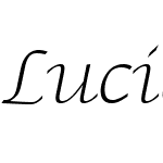 Lucida Calligraphy Std