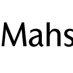 Mahsuri Sans MT Pro