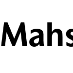 Mahsuri Sans MT Pro