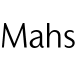 Mahsuri Sans MT Pro