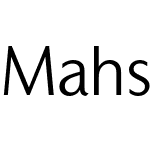 Mahsuri Sans MT Pro