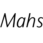 Mahsuri Sans MT Pro