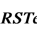 RSTempus bold italic