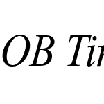 OB Times New Roman