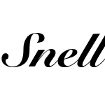 SnellRoundhand BlackScript