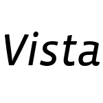 VistaSansRegItalic