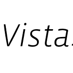 VistaSansLightItalic