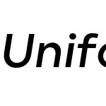 Uniform Italic