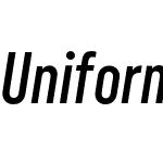 Uniform Italic Xcon