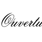 Ouverture script