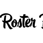 Roster Bold