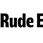 Rude ExtraCondensed