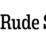 Rude Slab Condensed