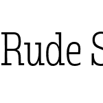 Rude Slab Condensed