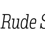 Rude Slab Condensed