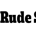 Rude Slab ExtraCondensed