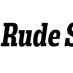 Rude Slab ExtraCondensed