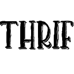 Thriftshop Brush Serif Shadow