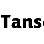 Tanseek Sans