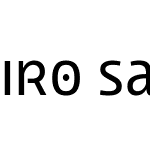 Iro Sans Unicase