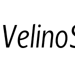 Velino Sans Condensed
