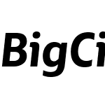 BigCity Grotesque Pro 730