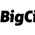 BigCity Grotesque Pro 985