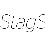 Stag Sans LC TT Thin