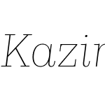 KazimirText Thin